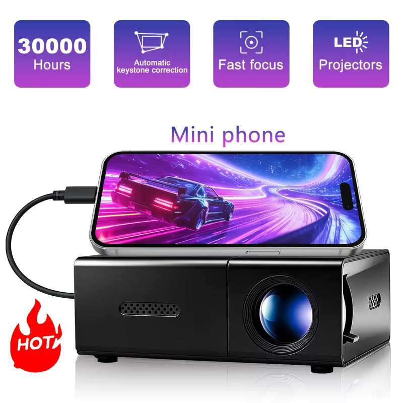 Mini projektor LED HD -Kino Domowe w Kieszeni/ VELARO